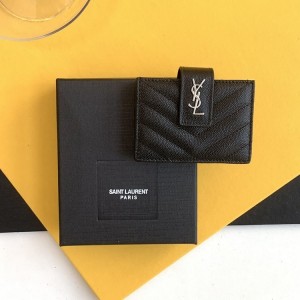 생로랑 카드 홀더 지갑 (금장 / 은장 / 올블랙 )